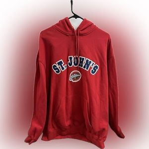 St. John university red hoodie